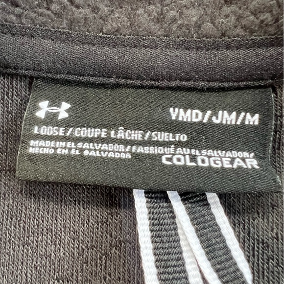 Under Armour Boys 2 Piece Zip Up Sweatshirt and Sherpa Vest - Picture 3 of 6